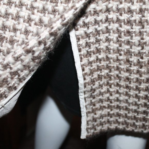 Brooks Brothers Wool Silk Houndstooth Boucle Car Coat Jacket - Picture 11 of 11